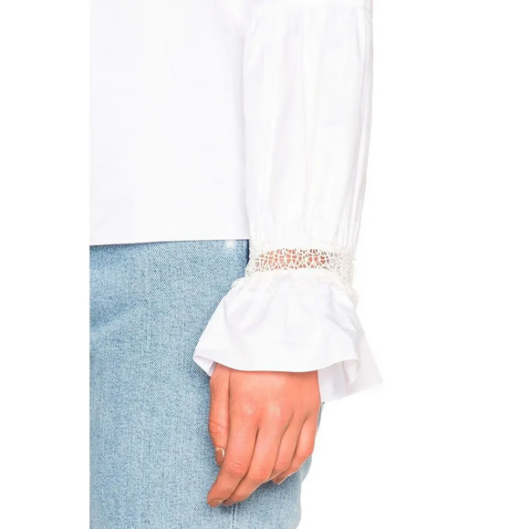 Alexis Ellen Off-The-Shoulder Top White Size L - Picture 5 of 10